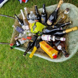 Wheelbarrow of booze